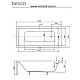 Ванна прямокутна BESCO MODERN 160x70 2024608
