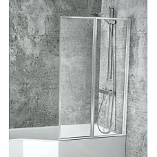 Штора на ванну BESCO Ambition premium -2S 80.5х140 хромированная