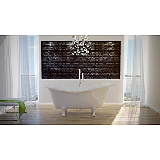 Ванна отдельностоящая BESCO OTYLIA 170x77 на белых ножках 2017208