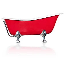 Ванна отдельностоящая BESCO OTYLIA 170x77 на хромированных ножках 2017608