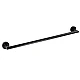 Черный держатель для полотенец Bemeta Dark 104204010 300 мм