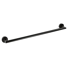 Чорний тримач для рушників Bemeta Dark 104204040 600 мм