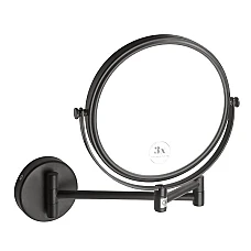 Черное косметическое зеркало Ø190 Bemeta Dark 112201510