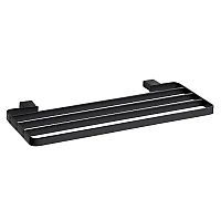 Черный полотенцедержатель с полкой Bemeta Nero 135002180