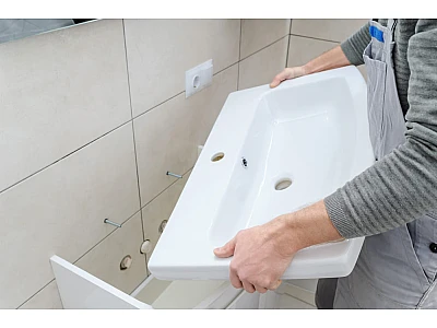 Встановлення умивальника