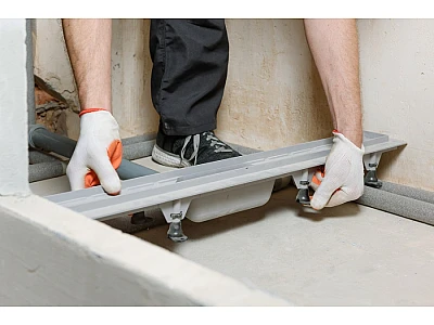 Як встановити трап для душу