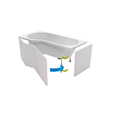 Панель для ванной Be Spot под плитку Flex System Excellent (OBEX.BSF.16WH)