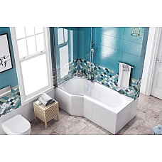 Ванна акрилова кутова 1600x800 Excellent Be Spot ліва (WAEX.BSL16WH)