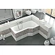Ванна акрилова кутова 1600x800 Excellent Be Spot права (WAEX.BSP16WH)