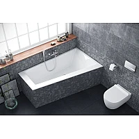 Ванна акриловая угловая 1700x1000 Excellent Sfera Slim правая (WAEX.SFP17WHS)