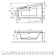 Ванна акрилова кутова 1700x1000 Excellent Sfera Slim права (WAEX.SFP17WHS)