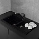 Черная кухонная мойка Fancy Marble Alabama 206080004