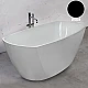Чорна ванна Fancy Marble Albert з литого каменю 175x77 10175001