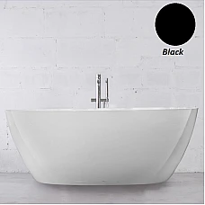 Черная ванна Fancy Marble Albert из литого камня 175x77 10175001