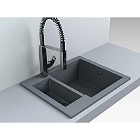 Кухонная мойка Fancy Marble Arizona из гранита 105067013, gray
