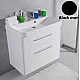 Черная тумба с умывальником Fancy Marble Devon 80