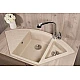 Кухонная мойка Fancy Marble Europe 113060007, цвет песочный
