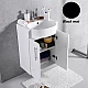 Чорна тумба з умивальником Fancy Marble Ibiza 50