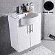 Чорна тумба з умивальником Fancy Marble Ibiza 60