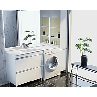 Шкаф нижний с умывальником Lauretta 1500R Fancy Marble Jamaica 1500R