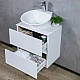 Шкаф нижний Man 550 с умывальником Nila 420 Fancy Marble