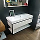Шкаф нижний Mar 1000 с умывальником Signe 1000 Fancy Marble 14210012200