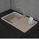 Кухонна мийка Fancy Marble Versal 109070007, колір пісочний