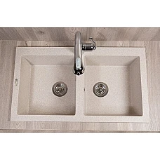 Кухонна мийка Fancy Marble Westeros 111080007, колір пісочний