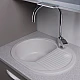 Кухонна мийка Fancy Marble Yuta 102060001, колір білий