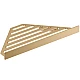 Полочка угловая Brushed Bronze Hansgrohe AddStoris 41741140