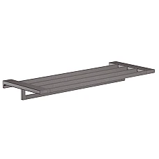 Поличка для рушників із тримачем Brushed Black Hansgrohe AddStoris 41751340