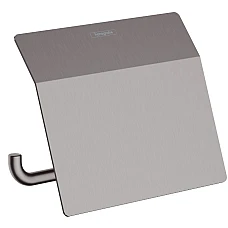 Держатель бумаги закрытый Brushed Black Hansgrohe Addstoris 41753340