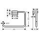 Кільце для рушників Matt White Hansgrohe AddStoris 41754700