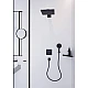 Гачок подвійний Brushed Black Hansgrohe AddStoris 41755340
