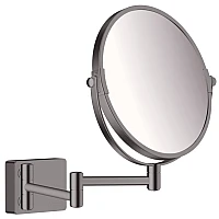 Зеркало для бритья черный матовый хром Hansgrohe Addstoris 41791340