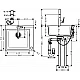 Кухонная мойка со смесителем Select Chrome Hansgrohe C51-F450-01 Сombi 43212000