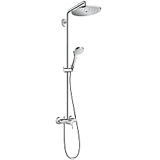 Душевая система со смесителем RainAir 1jet Showerpipe хром HANSGROHE Croma Select S 280 26791000