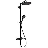 Душова система 1jet Showerpipe з термостатом Matt Black HANSGROHE Croma Select S 280 26890670