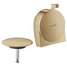 Зовнішня частина до сифона на ванну з наповненням Brushed Bronze Hansgrohe Exafill S 58117140