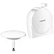 Наружная часть к сифону на ванну с наполнением Matt White Hansgrohe Exafill S 58117700