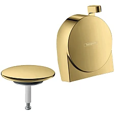 Зовнішня частина до сифона на ванну з наповненням Polished Gold Optic Hansgrohe Exafill S 58117990