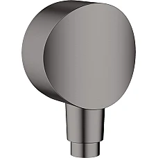 Шлангове під'єднання зі зворотнім клапаном Brushed Black Chrome Hansgrohe FixFit S 26453340