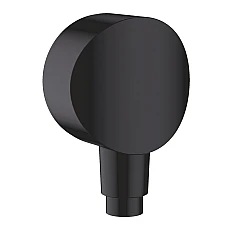 Шлангове під'єднання зі зворотнім клапаном Matt Black Hansgrohe FixFit S 26453670