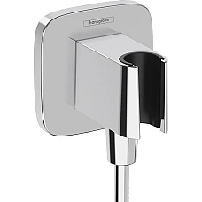 Шланговое подключение с держателем Chrome Hansgrohe FixFit Porter Q 26887000