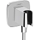 Шлангове під'єднання з тримачем Chrome Hansgrohe FixFit Porter Q 26887000