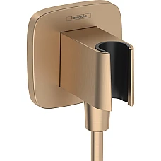 Шланговое подключение с держателем Brushed Bronze Hansgrohe FixFit Porter Q 26887140