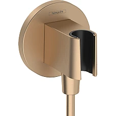 Шланговое подключение с держателем Brushed Bronze Hansgrohe FixFit Porter S 26888140