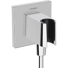 Шланговое подключение с держателем Chrome Hansgrohe FixFit Porter E 26889000