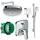 Комплект скрытого монтажа для душа Hansgrohe EcoSmart 180 Logis 20200003