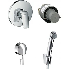 Комплект гігієнічного душу лійка хромована Hansgrohe Logis S 20200005 